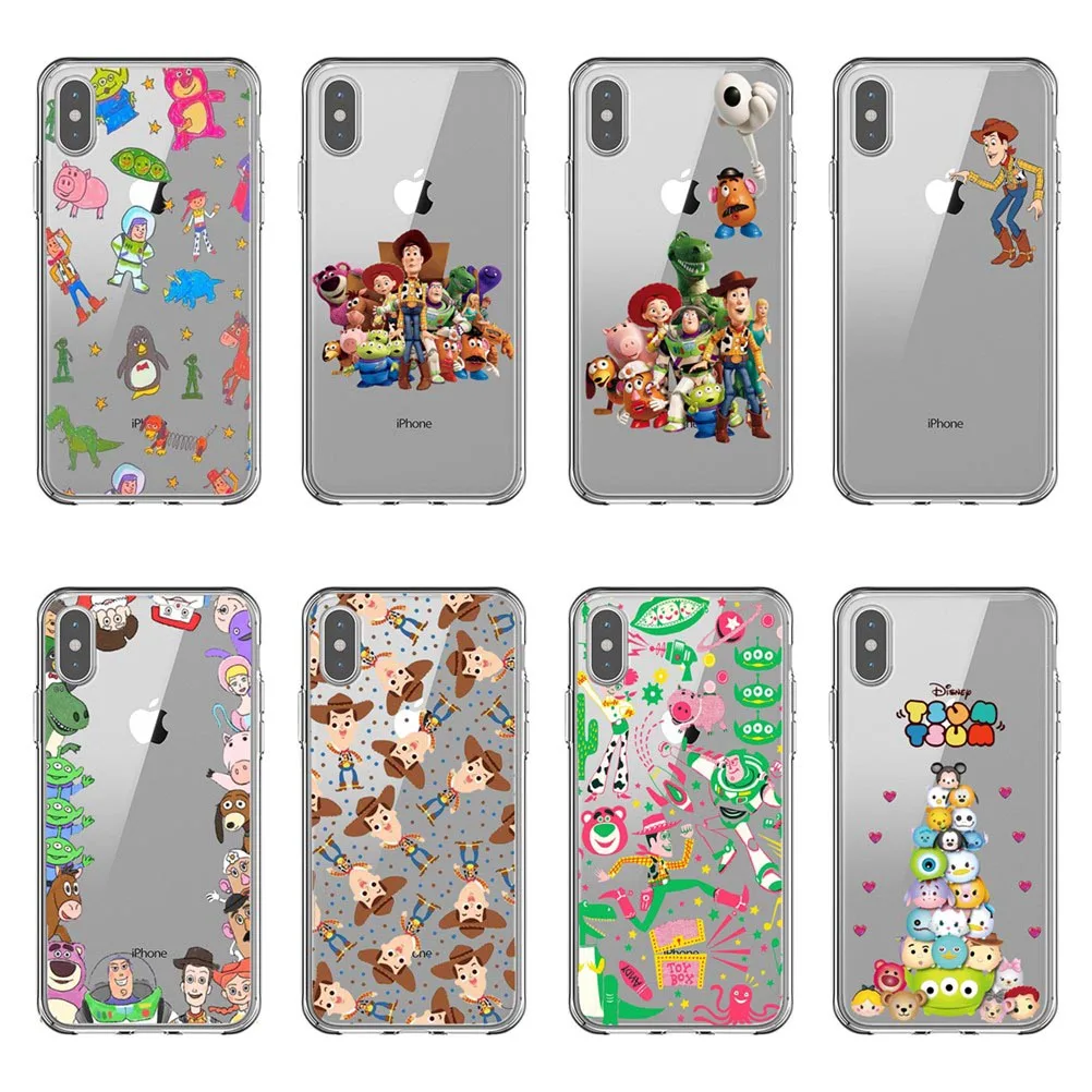 

cowboy Woody Buzz Lightyear Toy Story soft silicone TPU Phone Cases Cover For iPhone X 5 5S SE 6 6S Plus 7 8 Plus XS XR XS MAX