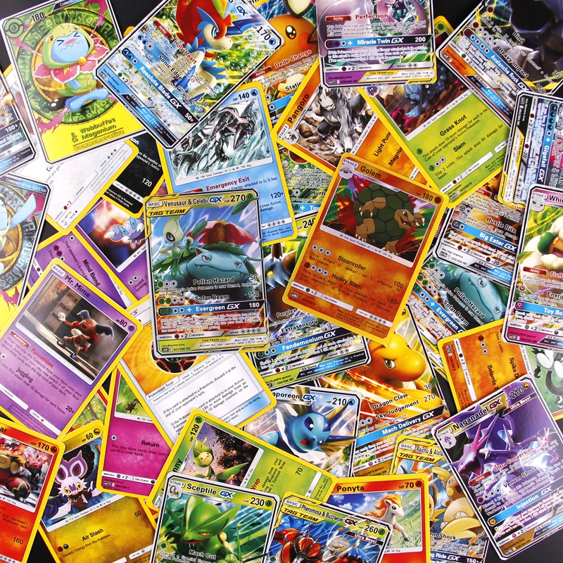 56PCS Cards Per Random Box New POKEMON Card English Version Pokemon Sm11 Ptcg Battle Collection Card Box Kids Toy Gift