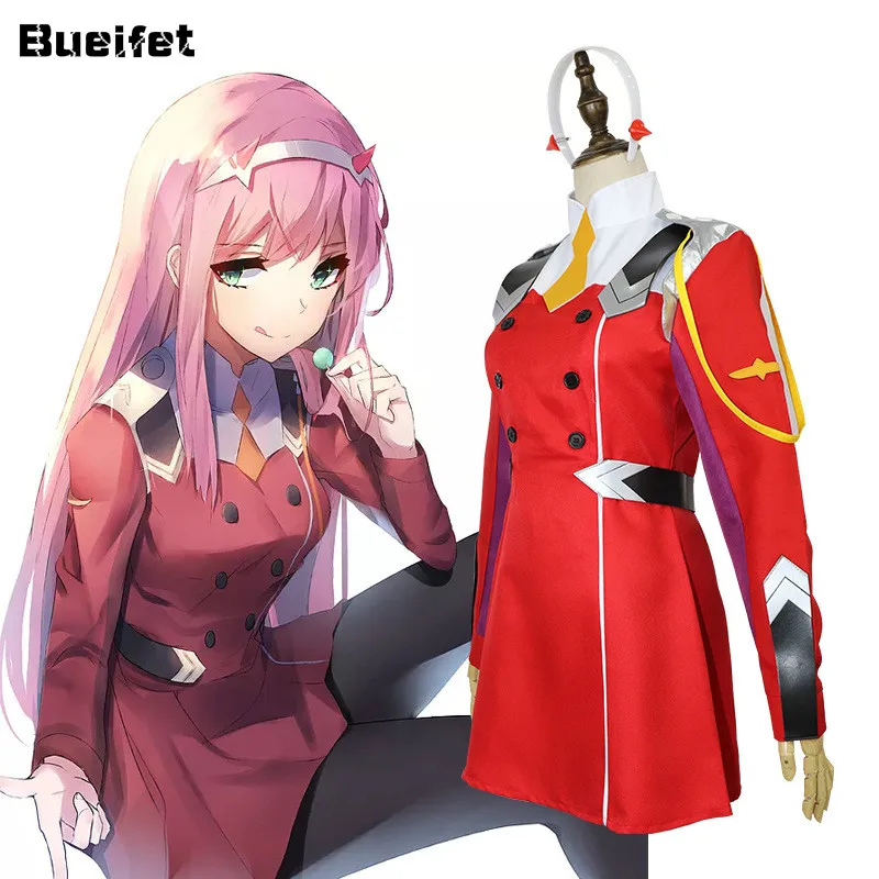 Zero Two Косплей Аниме Дарлинг в FRANXX ZERO TWO 002 наряд платье женский костюм сексуальное