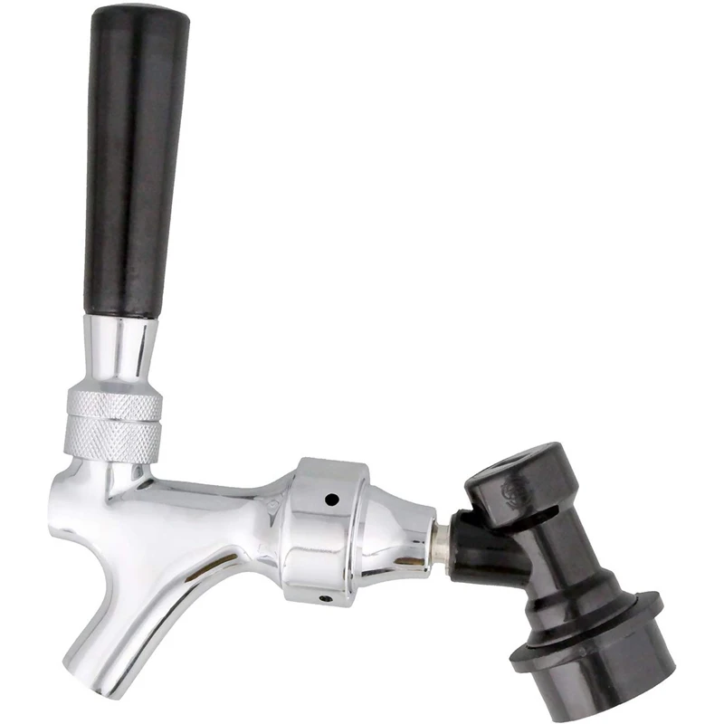  LIXF Portable Cornelius Keg Dispense Kit - Mini CO2 Regulator and Draft Beer Dispenser Keg Spout fo