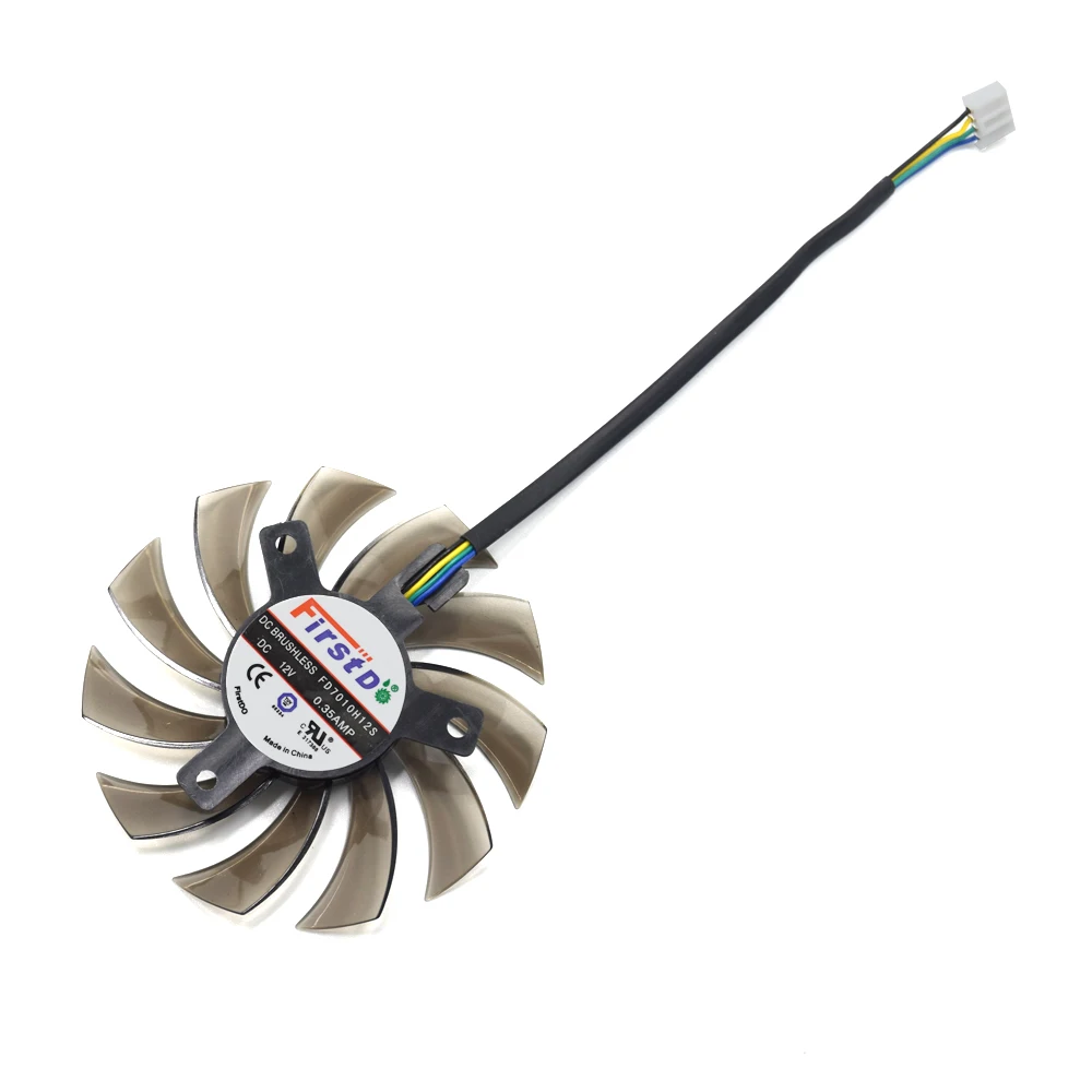 75 мм T128010SU FD7010H12S 4 контактный провод для GTX 660 670 680 560ti Gigabyte GeForce 570GTX компьютерные