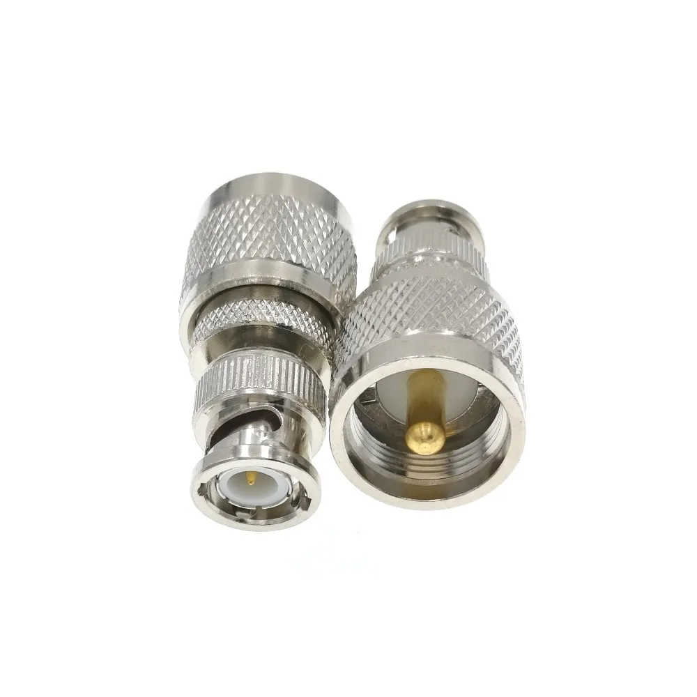 50 шт. UHF PL259 PL-259 штекер BNC штекер прямой RF разъем адаптера