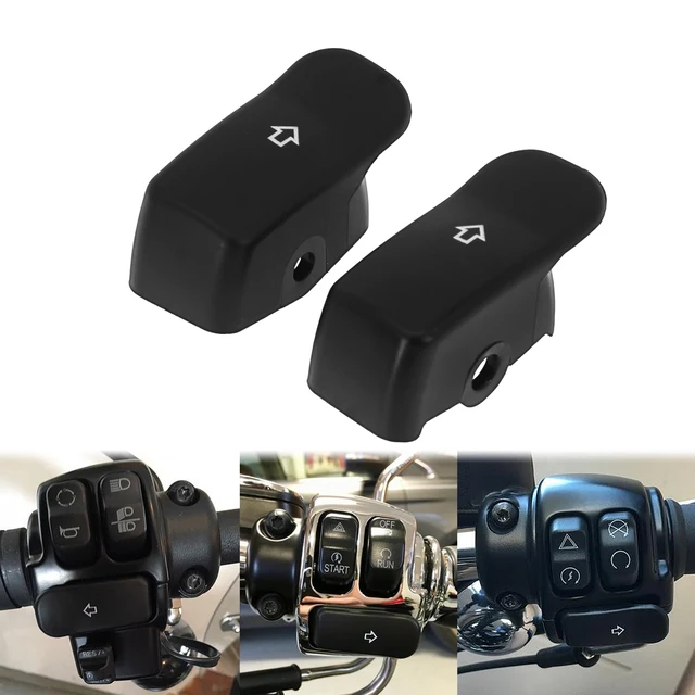 2Pcs Motorcycle Turn Signal Switch 