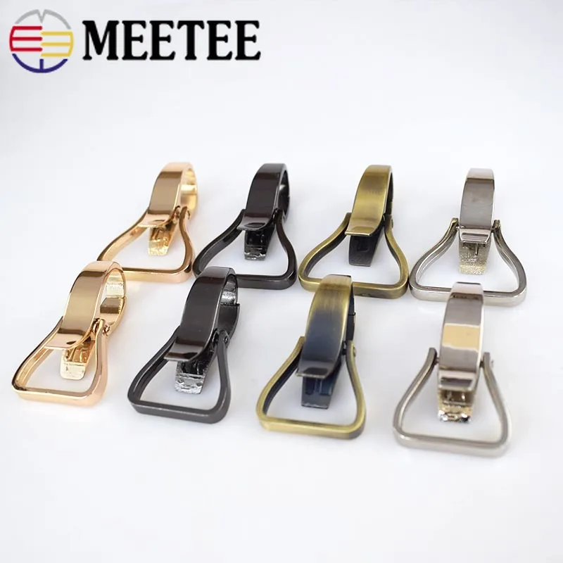 2/10 шт. Meetee 25-31 мм Мешок Застежки Карабин карабины поворотные пряжки ключ собачий ошейник с цепью Ремешок карабин для аппаратные средства "сделай сам" аксессуар