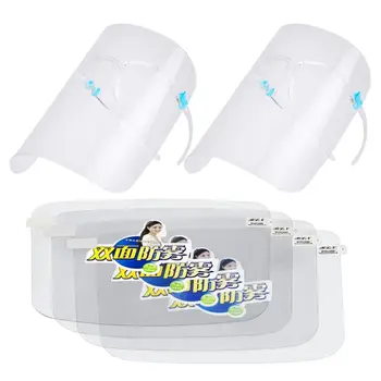 

Kitchen Cooking Mask Kit 2pcs Frame + 10pcs Anti-Saliva Anti-Oil Splash Double-Sided Face Shield Protector for Safety Cooking
