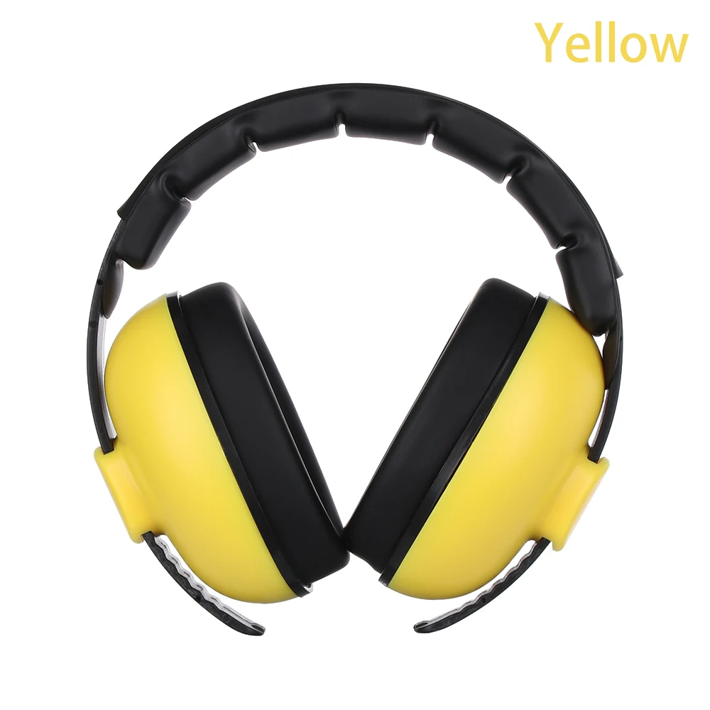 Новые детские наушники с шумоподавлением детские защитные наушники для защиты слуха Модные Разноцветные удобные наушники - Цвет: yellow