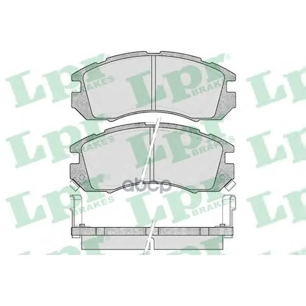 Колодки Тормозные Subaru Impreza/Legacy 1.6-2.2 89-00 Передние Lpr 05p546 Lpr арт. 05P546