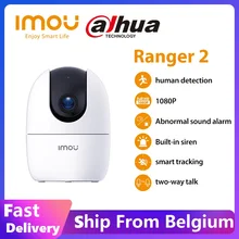 Dahua imou ranger 2 1080p câmera ip 360 câmera de detecção humana visão noturna do bebê vigilância segurança em casa sem fio wi fi câmera