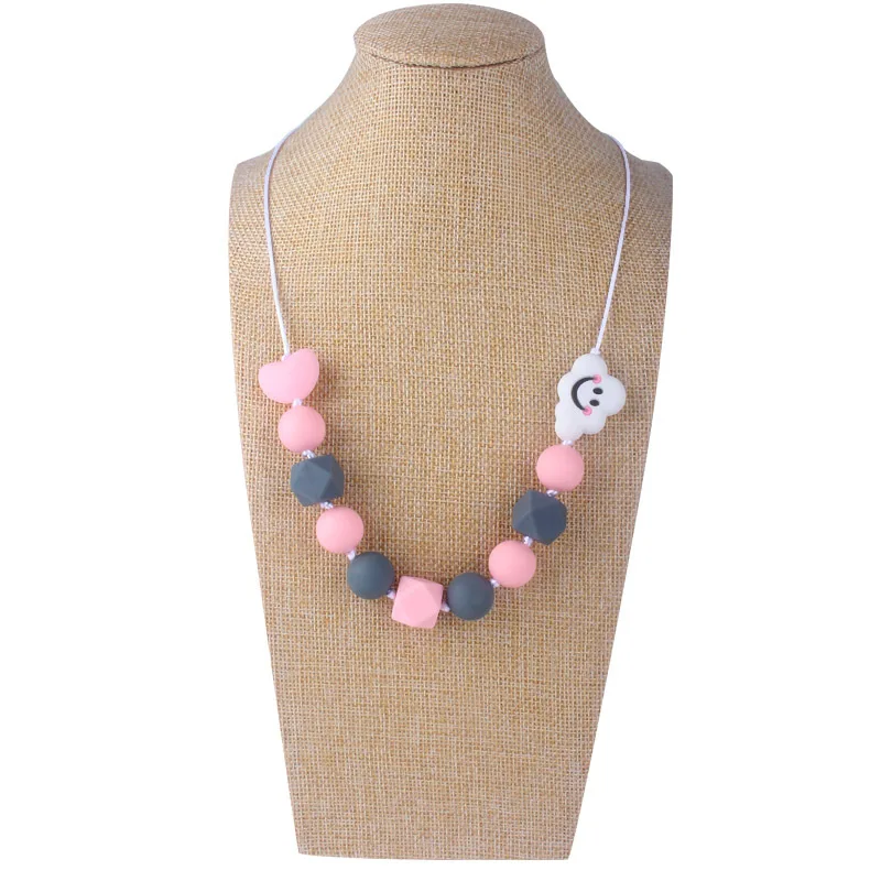

New DIY Silicone Baby Pacifier Clip Colorful Pacifier Chain for Baby Teething Soother Chew Toy Pacifier Holder