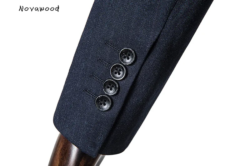 Novawwood два предмета Формальные смокинги жениха высокое качество Slim Fit бизнес мужской костюм реальные фотографии