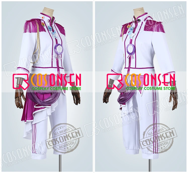 Король призмы по PrettyRhythm блестящие семь звезд Косплей Костюм сузуно Юу полный набор Косплей ONSEN на заказ