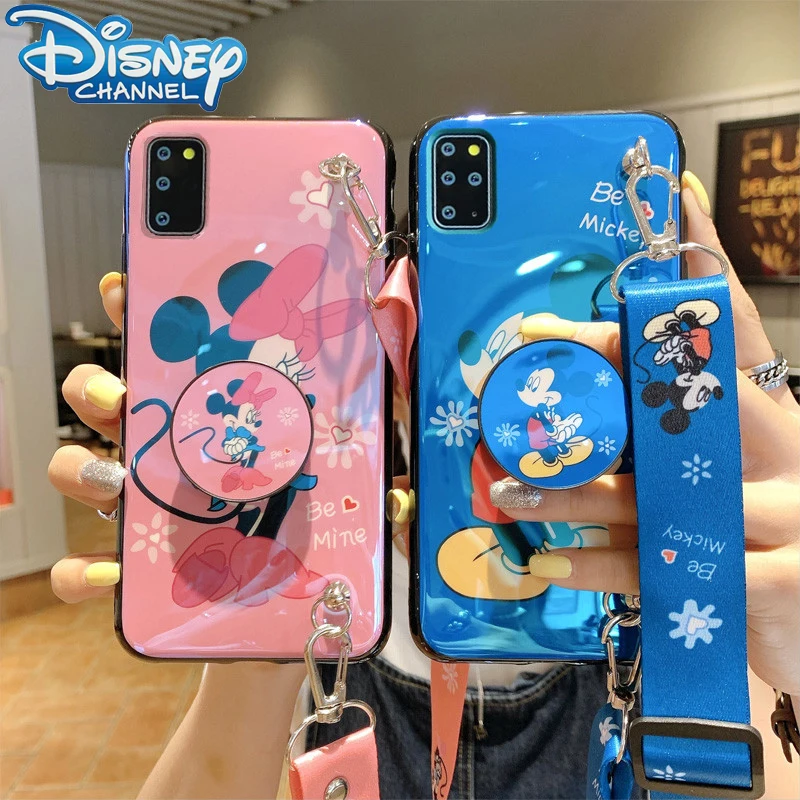 Disney Minnie Daisy Soft Case for Samsung Galaxy S21 Ultra S20 FE S10 Plus Note 20 Back Cover Rhinestone TPU Coque Cell | Мобильные