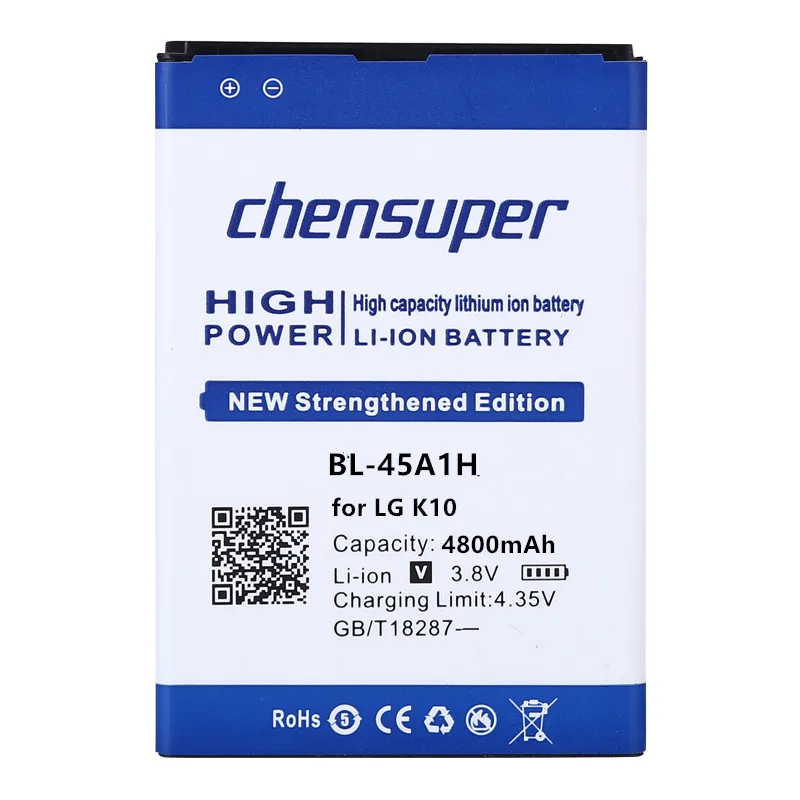 Аккумулятор F670L F670K F670S F670 K420N K10 LTE Q10 K420 4800 мАч для LG 2016 BL45A1H|battery for lg|battery forbattery q10 |