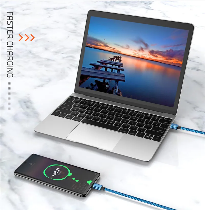 1 м usb type C кабель зарядного устройства для samsung S10 S9 S8 A50 Xiaomi Redmi Note 7 провод для быстрого заряда мобильного телефона USBC шнур данных происхождения