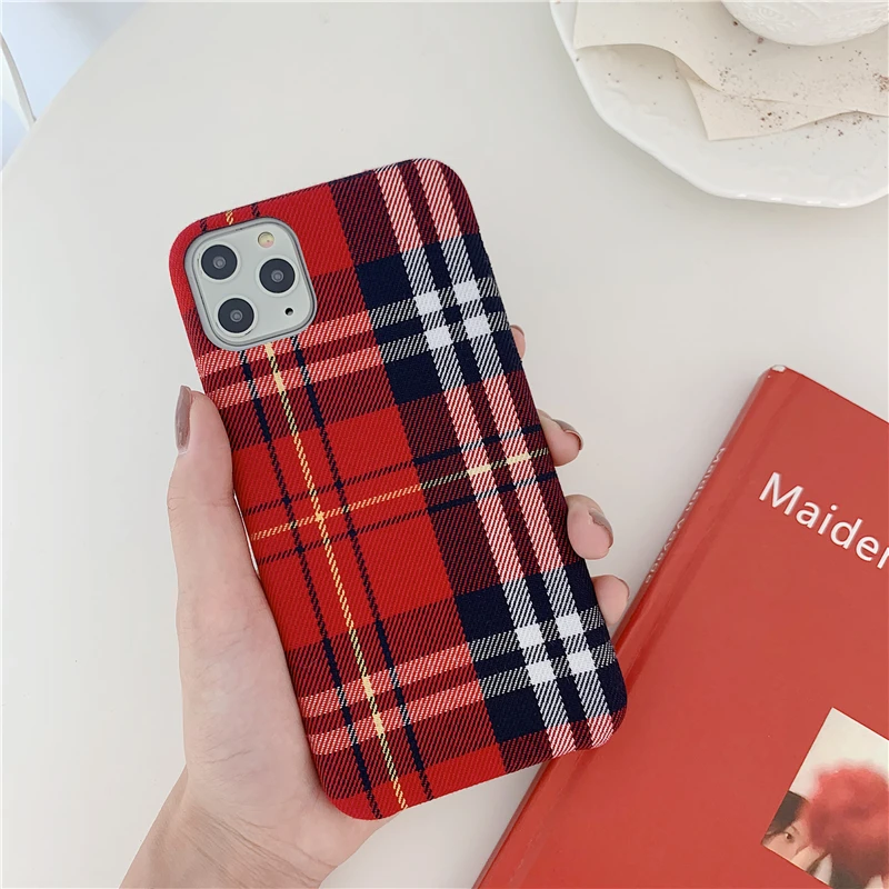Британский стиль зимний стиль плюшевый мягкий чехол для телефона для iphone 11promax X XS MAX XR 7 8 Plus милая девушка Стиль задняя крышка Fundas