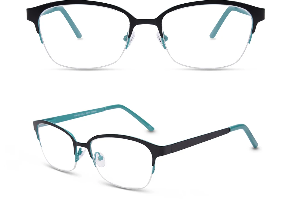 Модные очки без оправы, металлическая оправа, мужские очки, прозрачные линзы, женские оптические очки, винтажные очки по рецепту TT4133