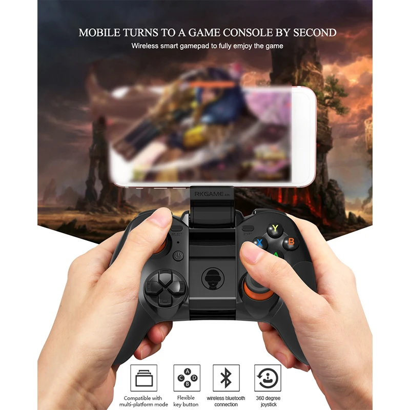 Для IOS Android PC игровые аксессуары Практичный Прочный высококачественный 4-й Bluetooth беспроводной игровой контроллер геймпад