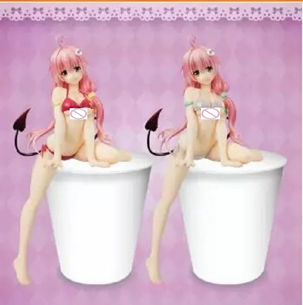 Аниме To Love Ru Darkness Red Ver Lala Satalin Сексуальная Момо белия Deviluke давление чашка купальник лапша стопор ПВХ фигурка