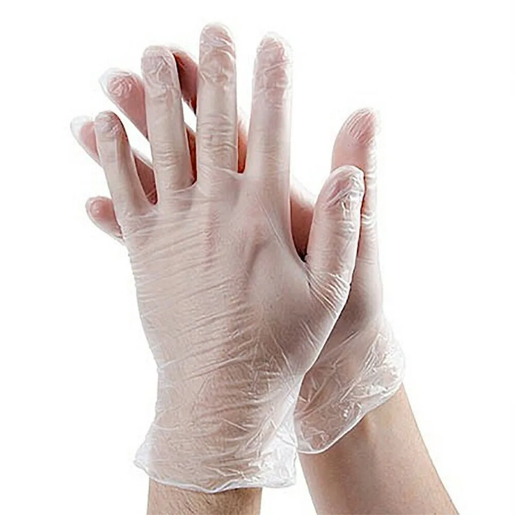 100 Pairs Rubber Comfortable Disposable Mechanic Nitrile Gloves Exam lean Fool For Woman Man Safety Gloves@40 | Дом и сад