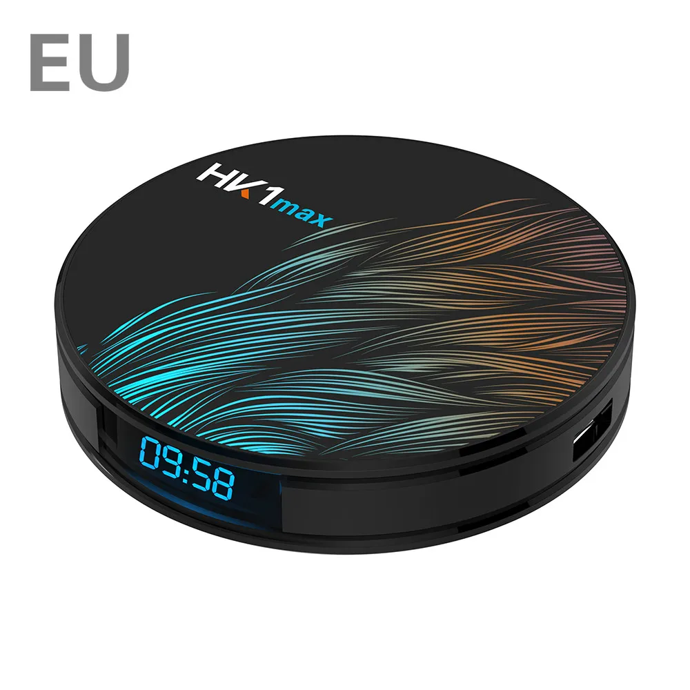 Мини Android 9,0 tv Box H96 Max Rockchip RK3318 4K Smart tv Box Smart tv RK3328 2G+ 16G двойной беспроводной WiFi 3D 4K сетевой медиа - Цвет: EU