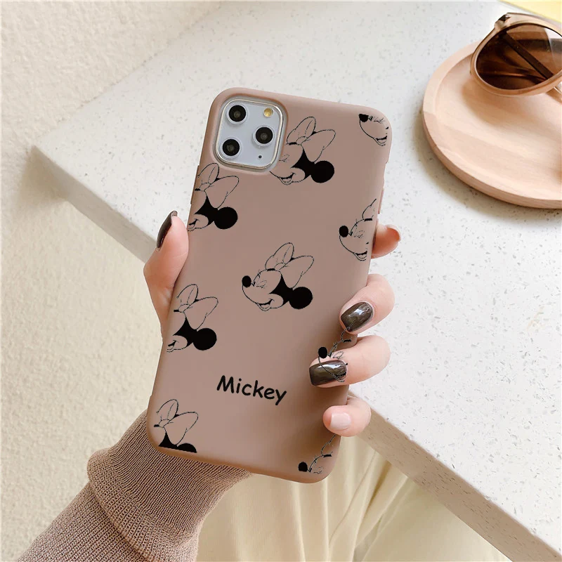 Роскошный чехол Disneys для samsung Galaxy A9 A9s A8 A8s A7 A6 A5 Plus Star силиконовый чехол для телефона мягкий чехол с рисунком - Цвет: Mini1Brown