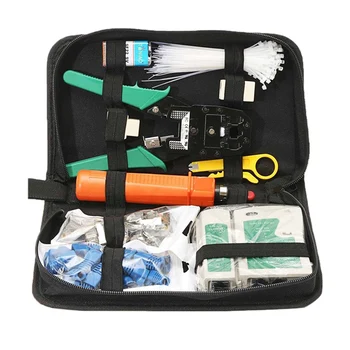 

Computer Network Tool Repair 149Pcs Network Ethernet RJ45 RJ11 Cat5 Cable T Ester Phone Lan Crimper New RJ11 RJ45