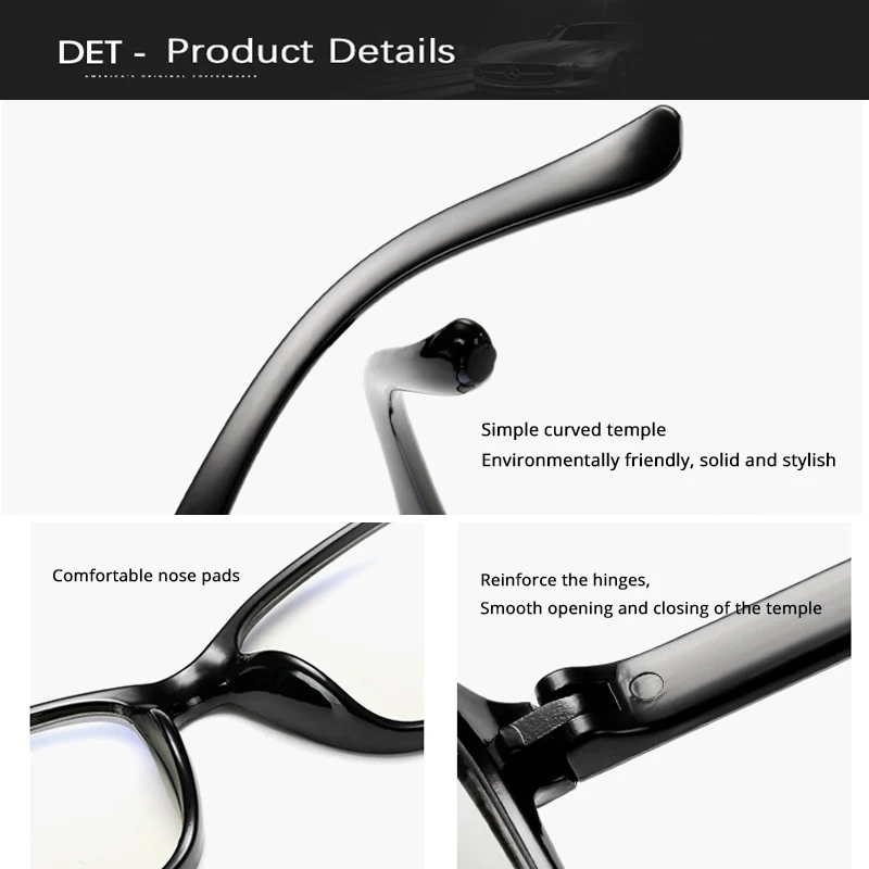 New Filter Computer Glasses For Blocking UV Anti Blue Light Eye Eyestrain Transition Photochromic Gaming Glasses Women Men UV400