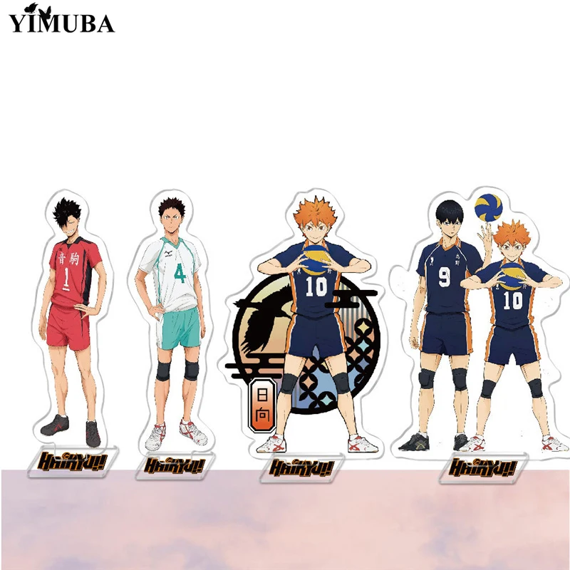 Манга Haikyuu! Hinata Shoyo Kageyama Tobio подставка модель пластина для старшей школы волейбол