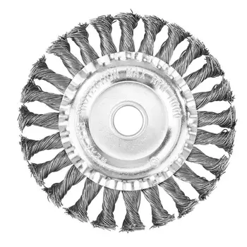 

Weed Brush Rotary Joint Twist Knot Steel Wire Wheel Brush Disc 10x125mm Landscaping Cutting Irrigation Machinery Accessories