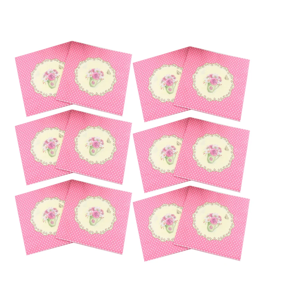 20PCS Color Printed Napkin Tissue Paper Printed Paper Tissue Dinner