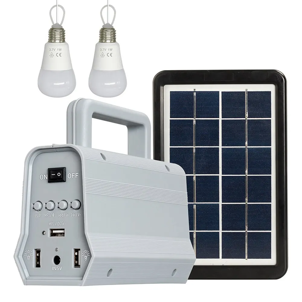 

Portable Solar Light Outdoor Camping Light Garden Light Tourist Party Lighting System with Bluetooth Speaker Function