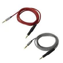 Аудио нейлоновый плетеный кабель провод шнур Замена для Shure SRH840 SRH940 SRH440 SRH750DJ наушники гарнитура
