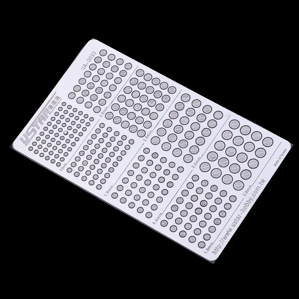 Collectible Modelers DIY Etching Detail Add On Parts Round for Gundam Action Figure #2