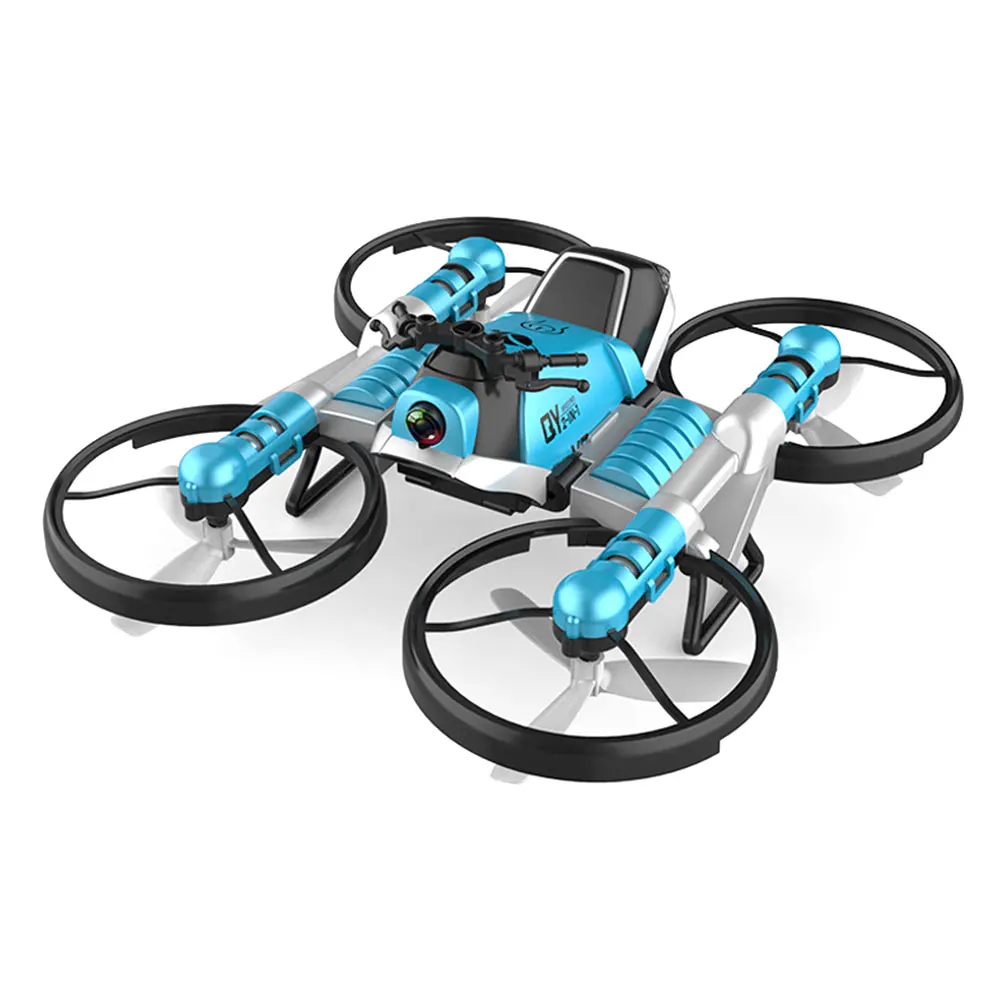 Новое поступление WiFi FPV RC Дрон мотоцикл 2 в 1 складной вертолет камера 0.3MP высота удержания RC Квадрокоптер мотоцикл Дрон