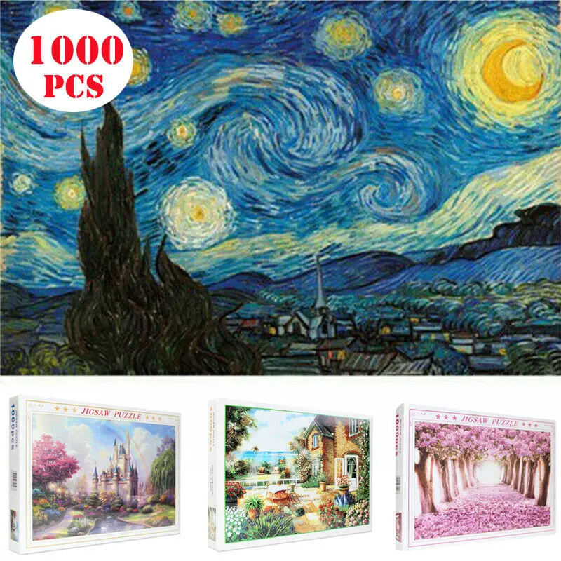 1000 Pieces child Puzzles Noctilucent Growups Puzzle Landscape Style 1000 Pieces child Puzzles Noctilucent Growups Puzzle Landscape Style