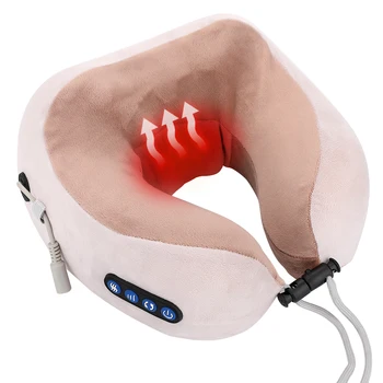 

Electric Wireless Neck Massager Pillow U Shape Multifunctional Portable Shoulder Massager Outdoor Home Car Travel Relax Massager