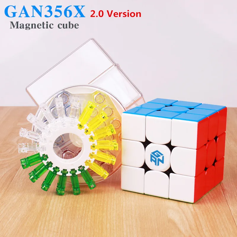 Forebyggelse Fodgænger støj Gan 356 X V2 Magnetic | Gan X Numerical | Speed Magnets | Gan 356x V2 |  Puzzle Cube - 356 X V2 - Aliexpress