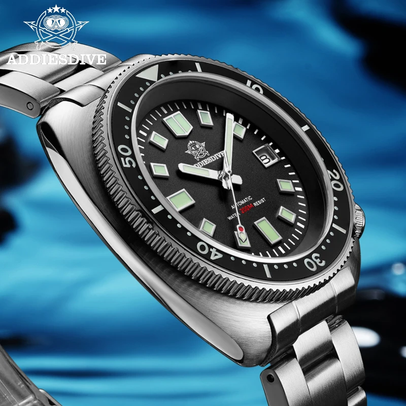 20Bar Waterproof Automatic Watch Men Sapphire Crystal Stainless Steel NH35 Mechanical Men's Watch Abalone Dive mechanical watch diver watch