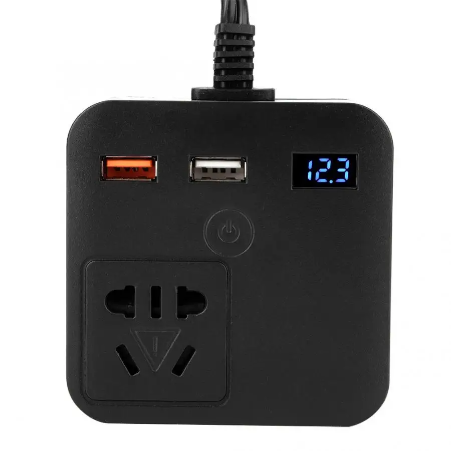 150 Вт автомобильный инвертор Напряжение Мощность преобразователь USB Зарядное устройство 12V постоянного тока до 220V высокая скорость преобразования стабильный Мощность просты в эксплуатации