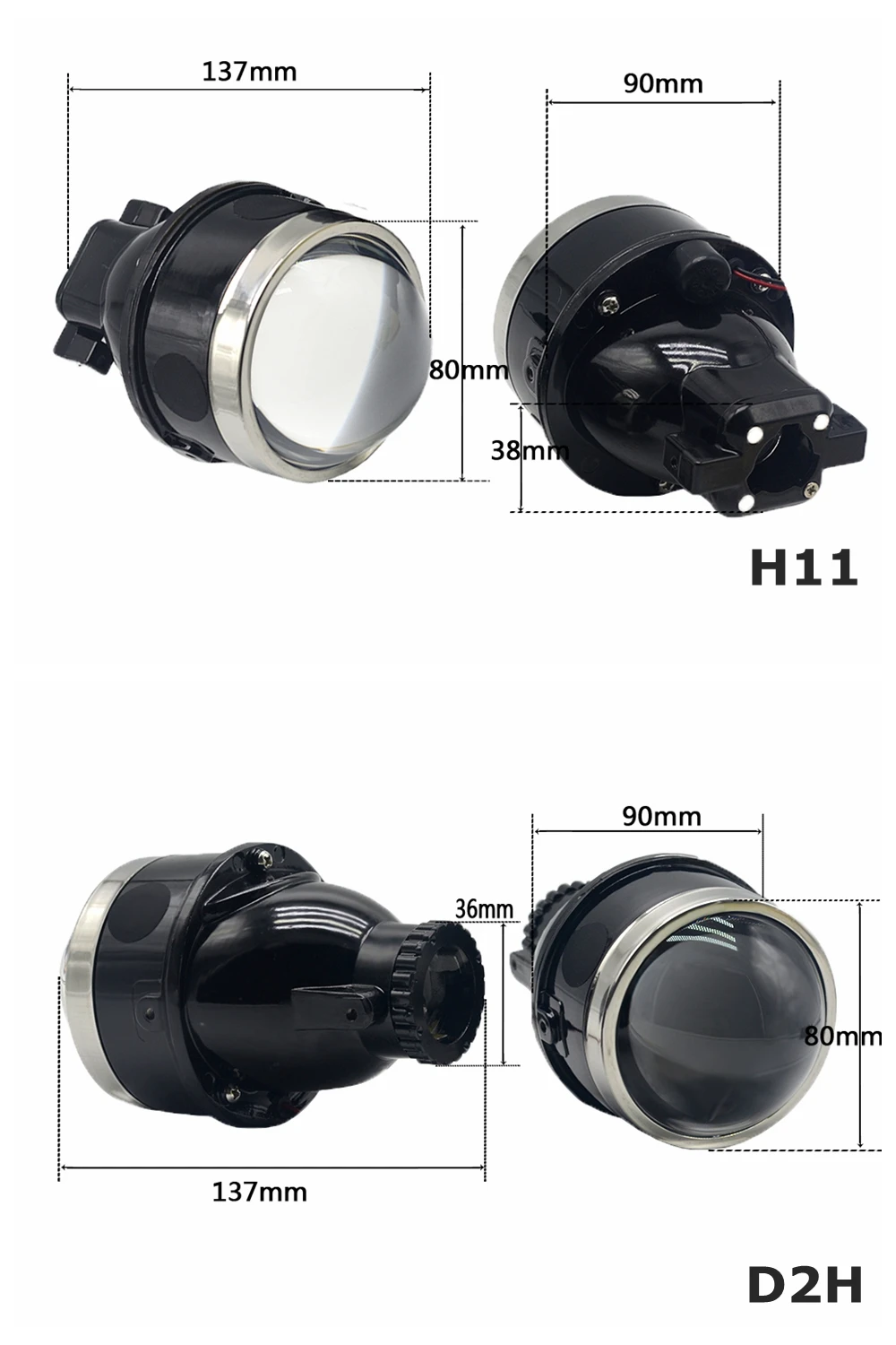 3,0 дюймов HID линзы проектора bi xenon D2H/H11 противотуманный светильник для Toyota Corolla Camry Lexus PRIUS Автомобильная противотуманная фара hid Модифицированная