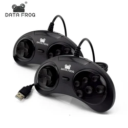 Data Frog 2pcs 6 Buttons Controller for PC USB Gaming Joystick for SEGA 16 Bit MD Games on Computer/MAC USB Gamepad Controller Data Frog 2pcs 6 Buttons Controller for PC USB Gaming Joystick for SEGA 16 Bit MD Games on Computer/MAC USB Gamepad Controller