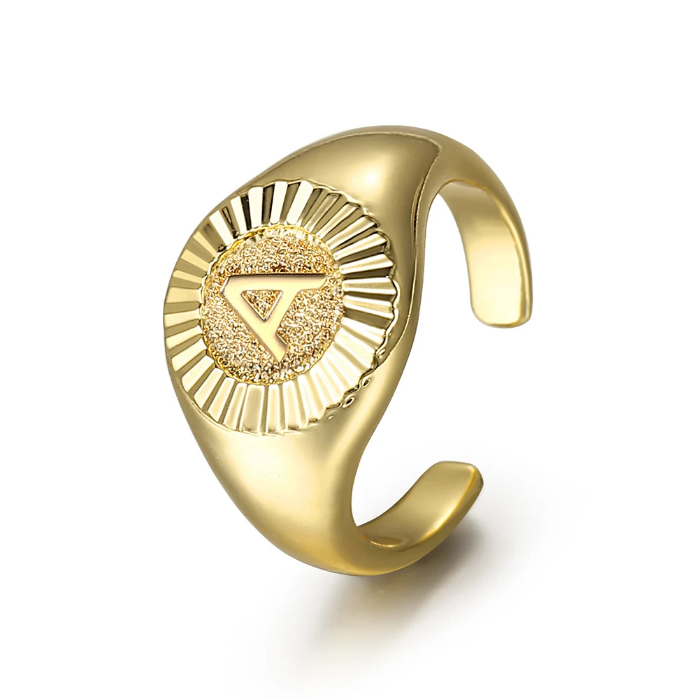 fcity.in - D Letter Rings Gold Adjustable Valentine Latest American Diamond