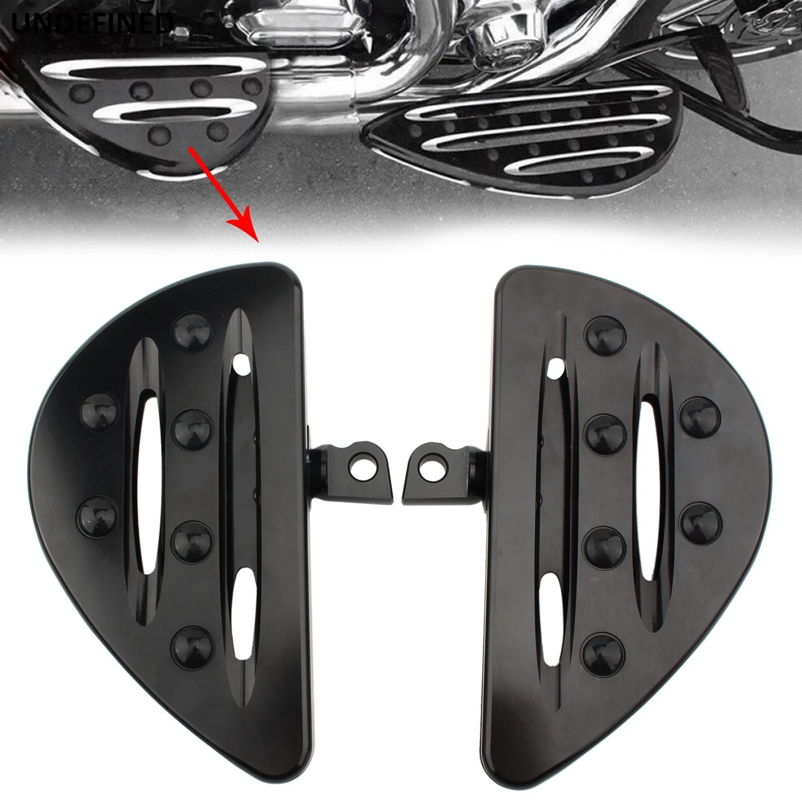 Подножка мотоцикла половица пассажир растянутая подножки для педалей CNC Harley Touring