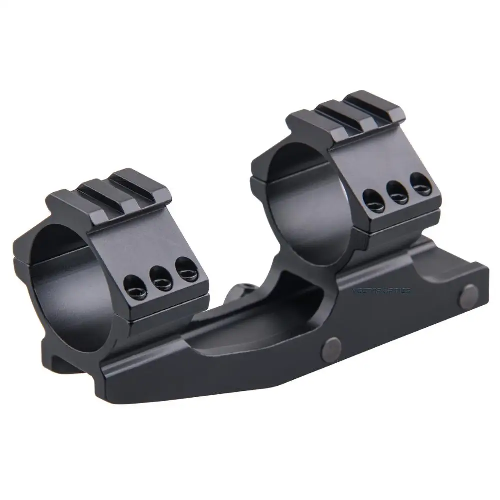 Тактическая оптика Vector Optics 35 мм цельный прицел крепление на Вивер два кольца с