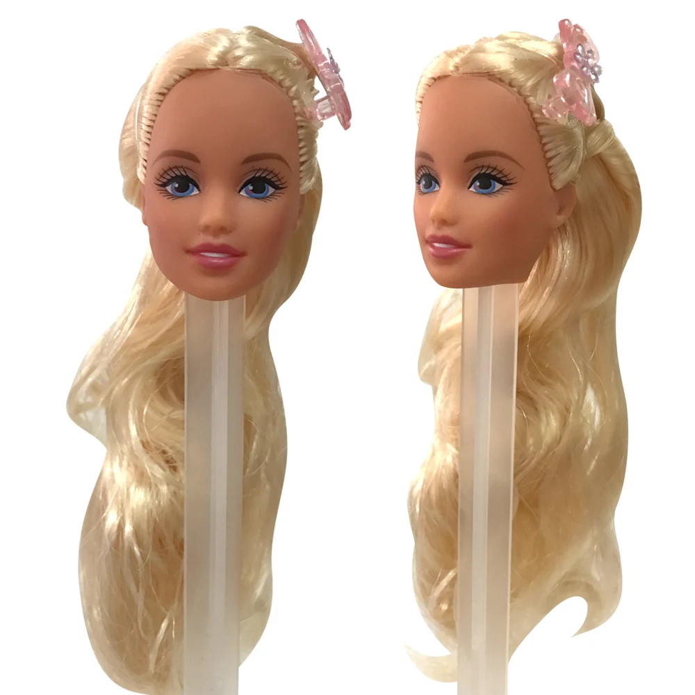 

NK One Pcs Doll Head With Long Hait For 30 CM Doll Fit For 1/6 Doll Accessories Best DIY Gift For Girls' Doll 012C 9X