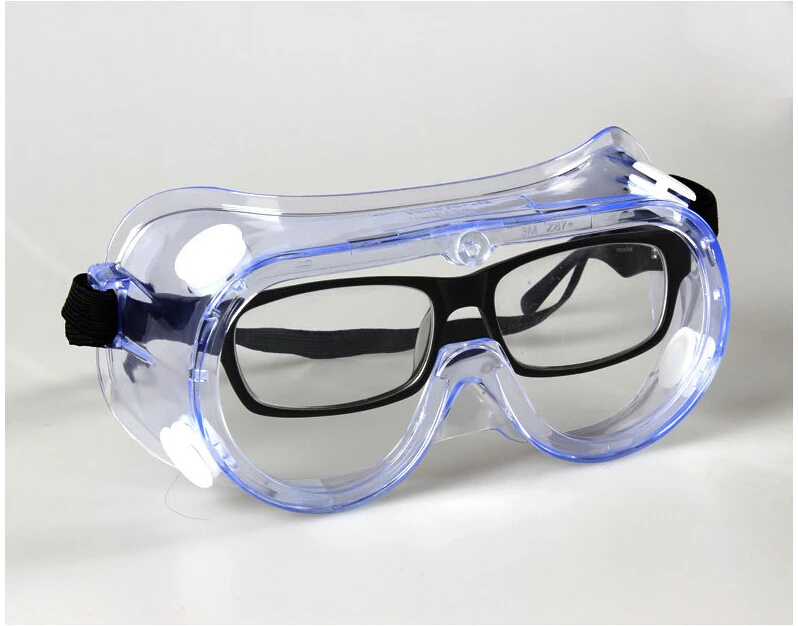 Chemical-Splash Goggles Transparent Crystal Clear Eyewaer Glasses Heavy duty Industrial Protective Safety Glasses