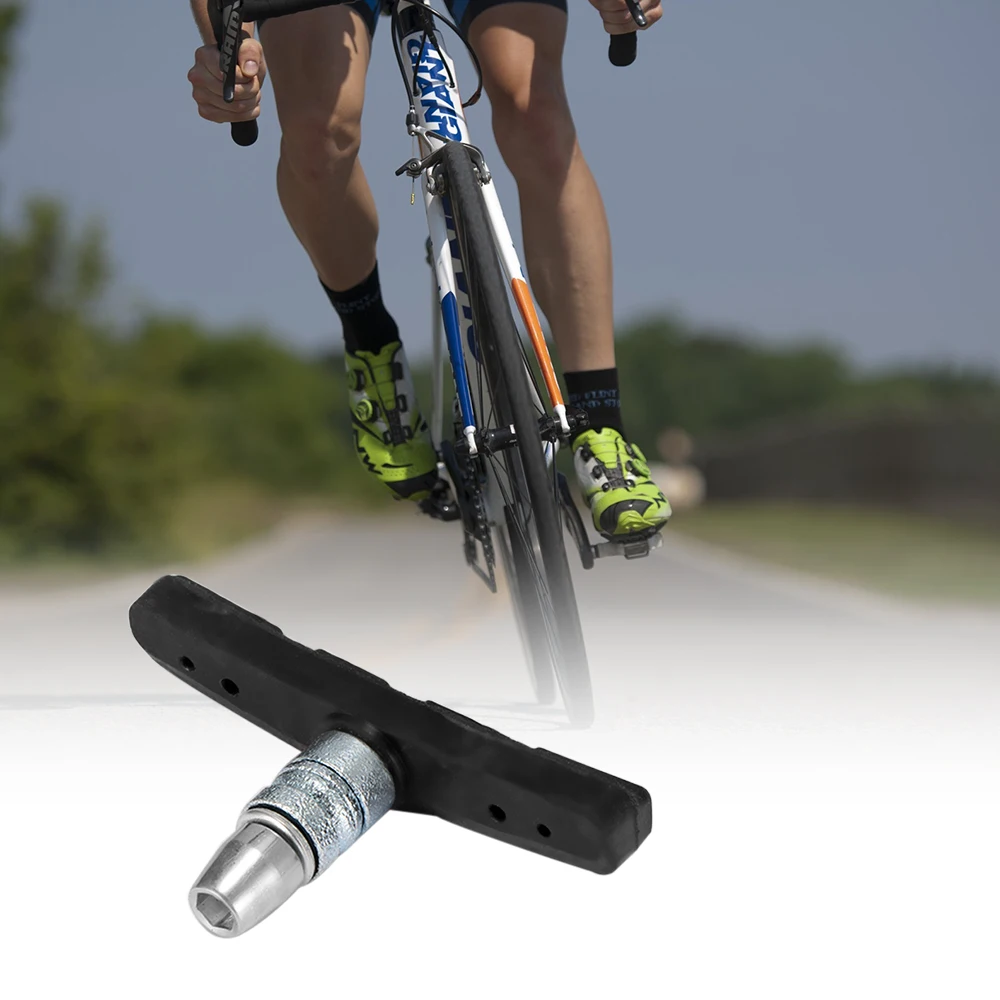 Тормозные колодки горный шоссейный велосипед MTB тормоз для дорожного велосипеда колодки торможения v-тормозной держатель обувь Резиновые блоки прочные велосипедные аксессуары