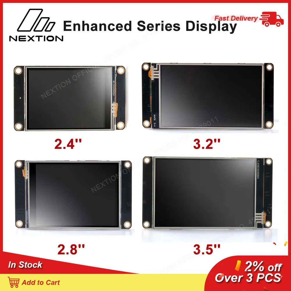 2.8 nextion hmi tft lcd brands