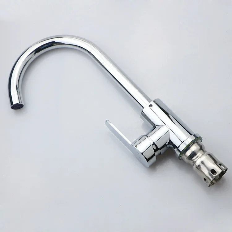

304 Stainless Steel Electroplated Washing Basin Faucet Hot And Cold Vegetables Kitchen Sink Faucet Manufacturers Wholesale