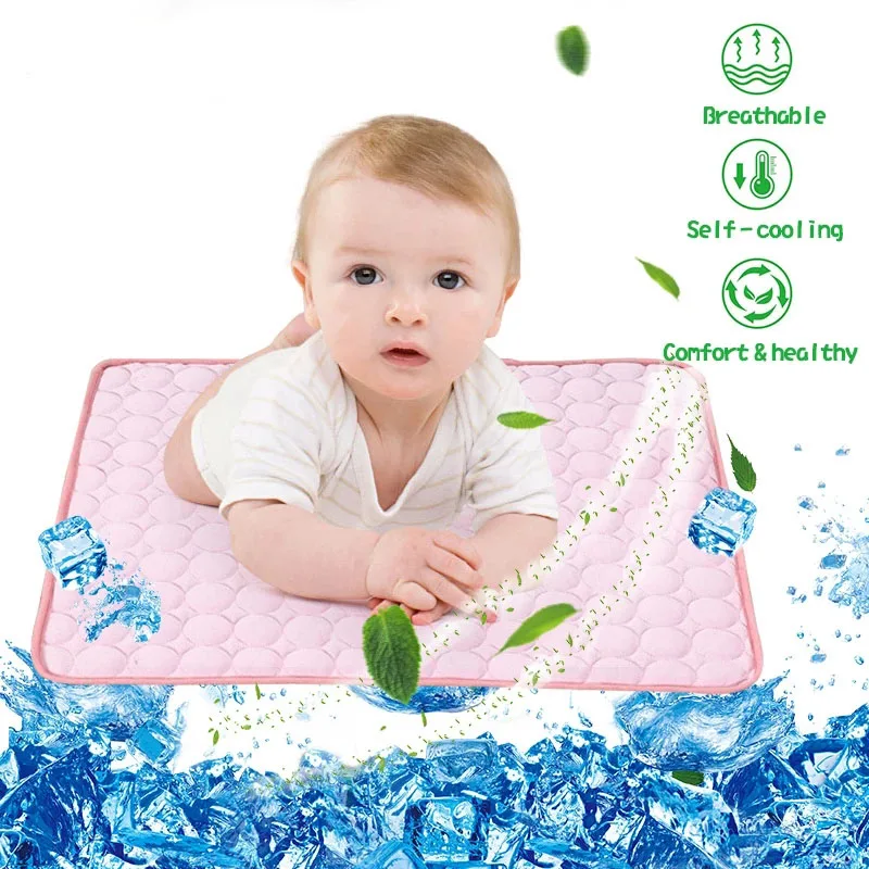 Portable Baby Ice Mat Summer Baby Play Mat For Children's Mat Double